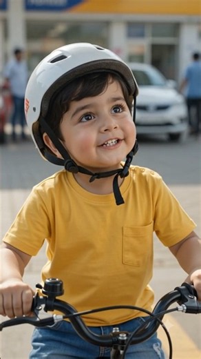 Chhota Baccha Bike, Funny Petrol Pump Story 😂,#shorts #trending #viaralshorts