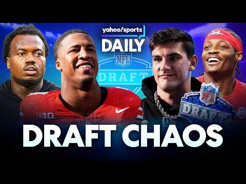 Draft CHAOS: Reacting to Biggest Surprises, Winners & Losers of Round 1 | Yahoo Sports Daily LIVE! 🔴