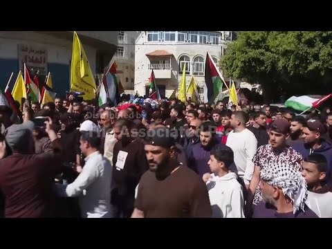 Funeral held for 25-year-old Palestinian man killed by settlers in the occupied West Bank