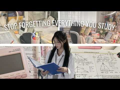 10 tips on how to stop forgetting what you study📚