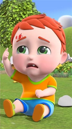 Mommy I Get Hurt 😢 | Baby Boo Boo Song 🩹| Baby Cartoon Nursery rhymes #shorts #kidssongs #babysongs