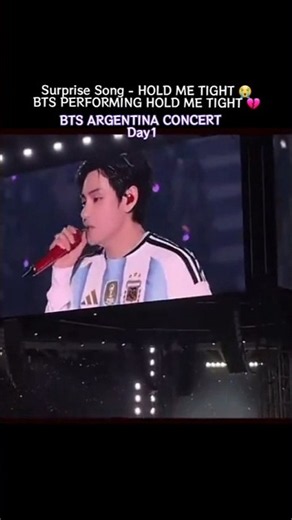 Surprise Song HOLD ME TIGHT Bts Argentina Concert D1