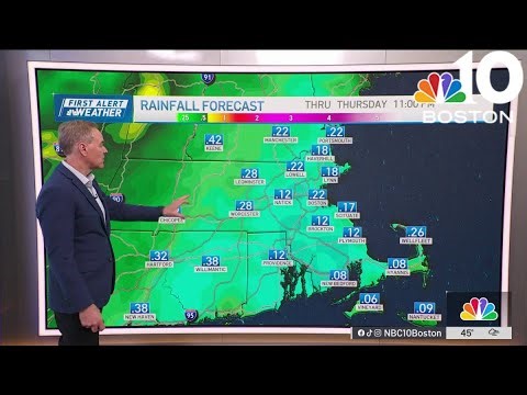 Weather forecast: Showers with highs in the 50s