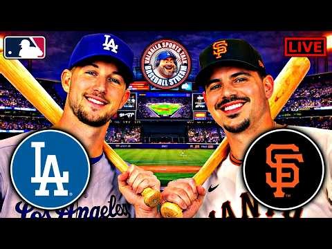 ⚾ Los Angeles Dodgers vs San Francisco Giants LIVE 🔴 | ⚾ MLB Watch Party (Play-by-Play & Reactions)