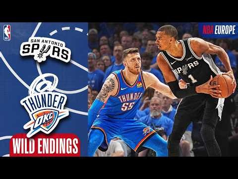 Spurs-OKC Was WILD 🔥 | All Last Quarters Between Spurs and City Thunder in the NBA Finals 🏀