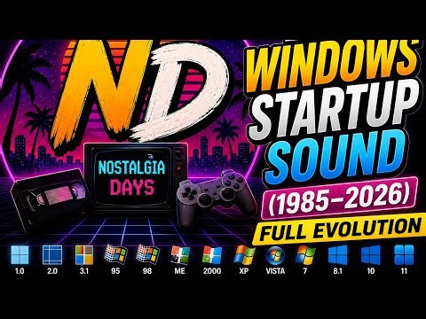 Every Windows Startup Sound (1985–2026) | Full Evolution