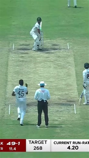 Three Consecutive Fours! Abdullah Takes On Nahid Rana🔥#BANvPAK | M9I1T