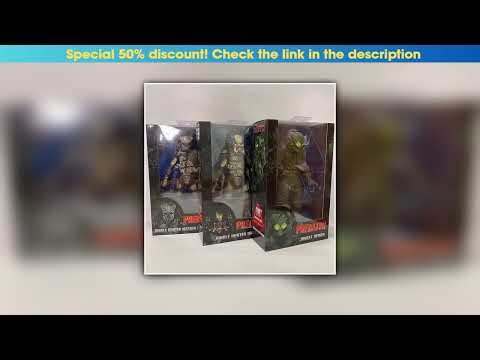 Today Only Aliens vs Predator Jungle Demon Predator Hunter Unmasked Masked Action Figure 30th Anniv