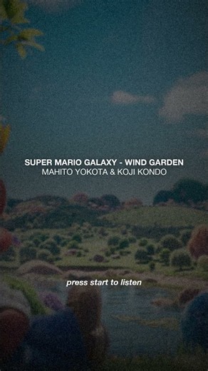 Take a break and listen to Wind Garden (Super Mario Galaxy) 🕯️ #Shorts