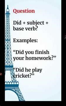 simple past tense#english