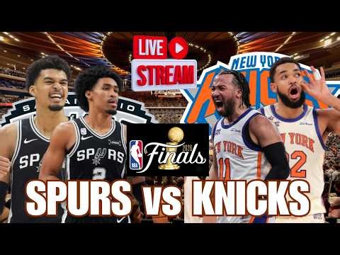 San Antonio Spurs vs New York Knicks LIVE Play by Play & Reaction Streaming Scoreboard