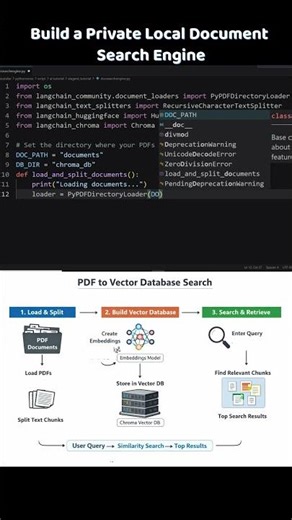 Build a Private Local Document Search Engine Using Python (Full Tutorial) | Python project