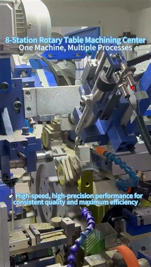 Busbar Drilling & Tapping Machine | Multi-Station Rotary Platform#copper #rotary #drilling