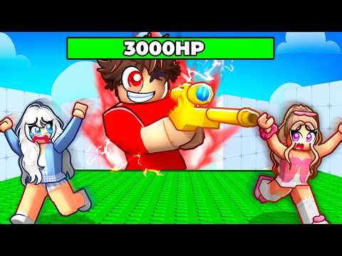 Roblox Rivals But I Have 3000 HP Vs My Friends...