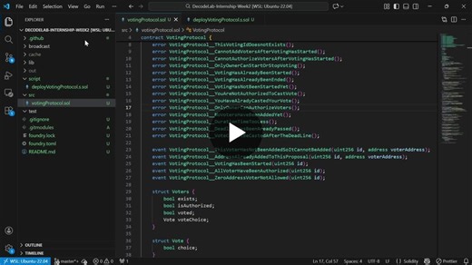 Blockchain Voting Protocol for Decodelabs | Muhammad Zaid posted on the topic | LinkedIn