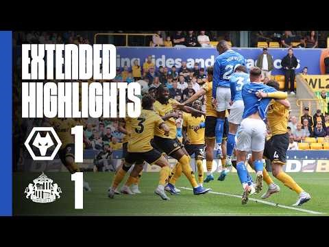 Extended Premier League Highlights | Wolverhampton Wanderers 1 - 1 Sunderland AFC