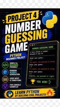 Python Project 4: Number Guessing Game 🎯