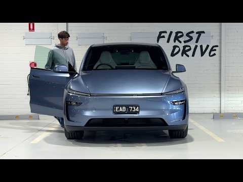 Picking up our New Tesla Model Y L - First Drive