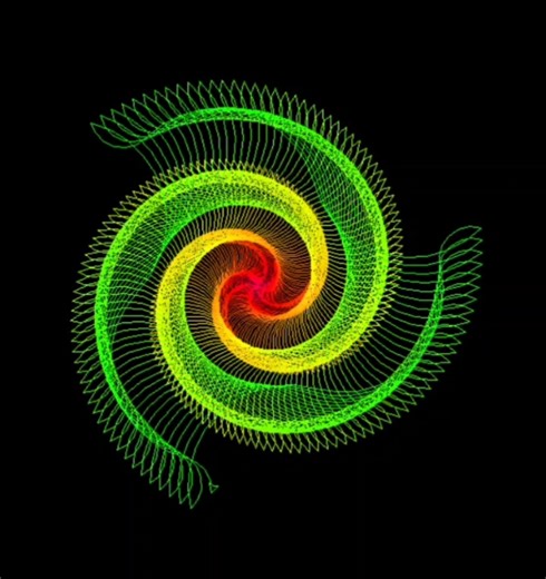 Amazing Geometry Design using python Turtle 🐢#python #coding #funny #viral #trending #design