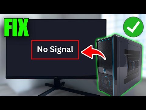 How To Fix PC Is On But No Signal To Monitor / Display