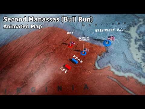 Second Manassas (Bull Run) | Animated Battle Map