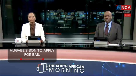 Bellarmine Chatunga Mugabe, the son of the former Zimbabwean President Robert Mugabe, will return to the Alexandra magistrate's court on Tuesday. Bellarmine and his co-accused, Tobias Mugabe Matonhodze, are expected to apply for bail. #eNCA #DStv403 https://brnw.ch/21x0oS6 | eNCAnews