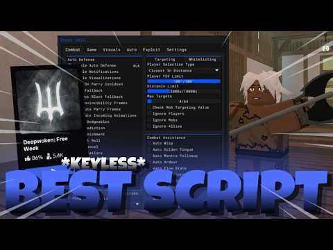 [BEST] DEEPWOKEN SCRIPT *NO KEY* - AUTO PARRY, AUTO FARM, VISUALS + MORE! (PASTEBIN)