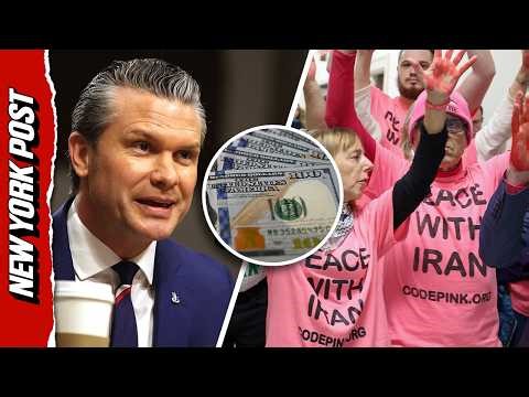 Protesters Disrupt Hegseth’s Senate Testimony on $1.45 Trillion Defense Budget