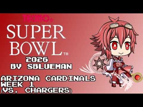 Tecmo Super Bowl 2026 (NES)(SBlueman) - Arizona Cardinals - Week 1
