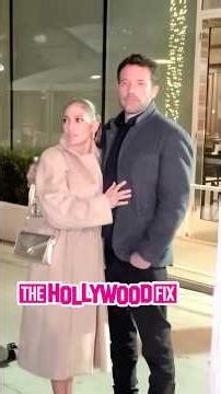 Ben Affleck & Jennifer Lopez Can't Keep Their Hands Off Each Other While Leaving Dinner In Bev Hills