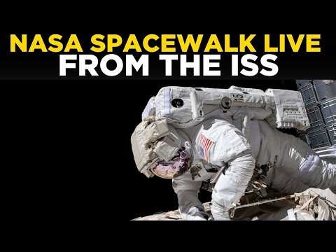 SPACE LIVE: NASA Astronauts Jessica Meir & Anil Menon Begin Critical ISS Spacewalk