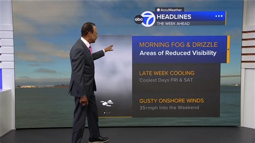 AccuWeather Forecast: Fog and drizzle tomorrow morning
