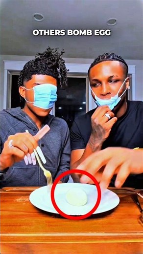 BOMB EGG | FUNNY REACTION | PRANK REACTION 🤯💀 #trollface #shorts