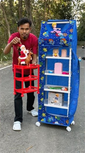 Suto Plastic Rack Storage vs Boro Foldable, Collapsible Almirah