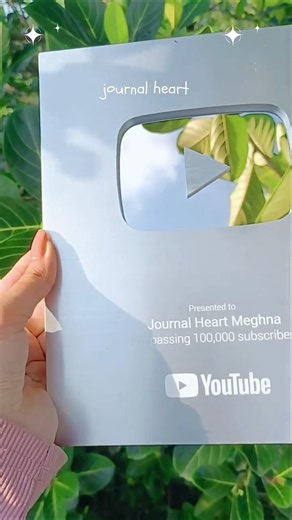 We did it 🥹💖 Thank you so muchhhhh 💗 #journalheart #thankyou #love #youtube #100k