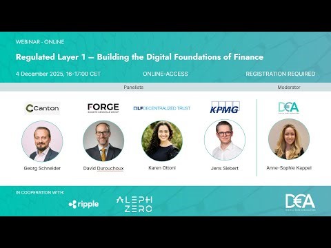 Regulated Layer 1 – Building the Digital Foundations of Finance