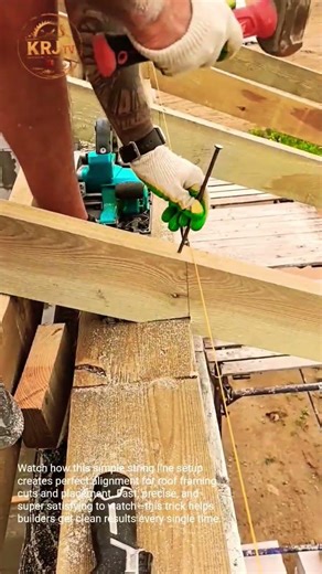 This Carpenter’s String Line Hack Is INSANELY Accurate!