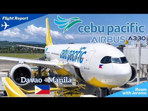 I Flew CEBU PACIFIC's 🇵🇭 A330-900neo DOMESTIC! 😱 | DAVAO to MANILA Flight Review