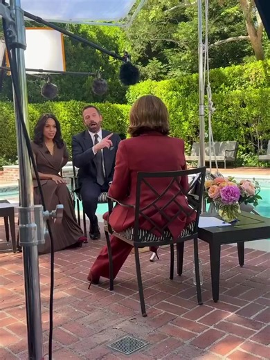 Ben Affleck Kerry Washington Gayle King on Animals set