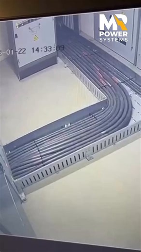 High short-circuit currents create massive electromagnetic forces that make power cables whip violently.Robust restraints like cable cleats are used to keep them safely in place