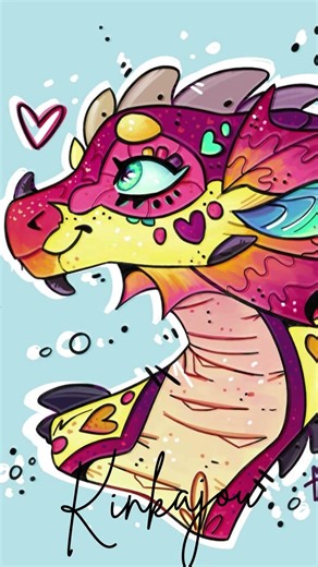 Kinkajouterainwing #wingsoffire #wof #kinkajou #dragon #edit