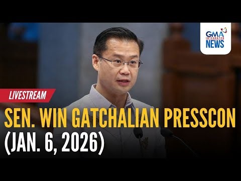 LIVE - Sen. Win Gatchalian press conference (Jan. 6, 2026) - Replay | GMA Integrated News