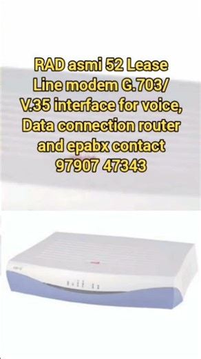 RAD asmi 52 pri modem for isdn epabx