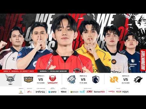 🔴 LIVE | MPL ID S17 | Regular Season Hari 3 Minggu 1 | Bahasa Indonesia