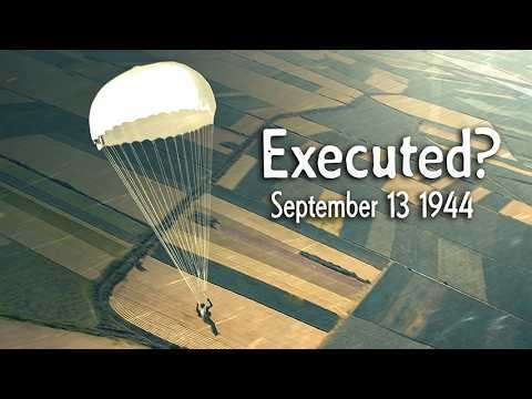 Why was this German Pilot Killed in his Parachute?