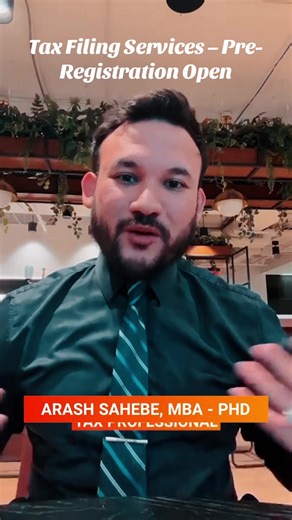 Tax Filing Services – Pre-Registration Open Watch this video and complete the form to get started with your tax filing. Our professional tax team at Sahebe Financial Services will contact you to assist with filing your taxes and maximizing your refund. 📋 Fill out the form here: https://forms.gle/RBf4UJF7R8ST5V8c9