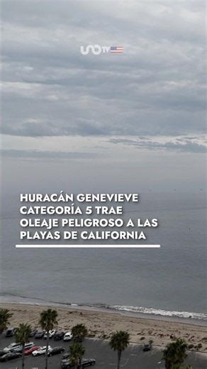 Genevieve, huracán categoría 5: California en alerta