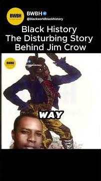 Black History: Who Was Jim Crow Really? #blackhistory #america #shorts