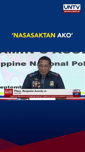 PNP Chief Acorda: Profesionalismo at Dangal sa Kongreso