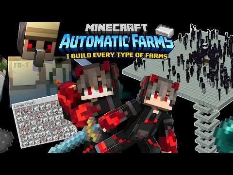 🔴 I Build Every Automatic Farm in Minecraft Live | IPad Pro M4